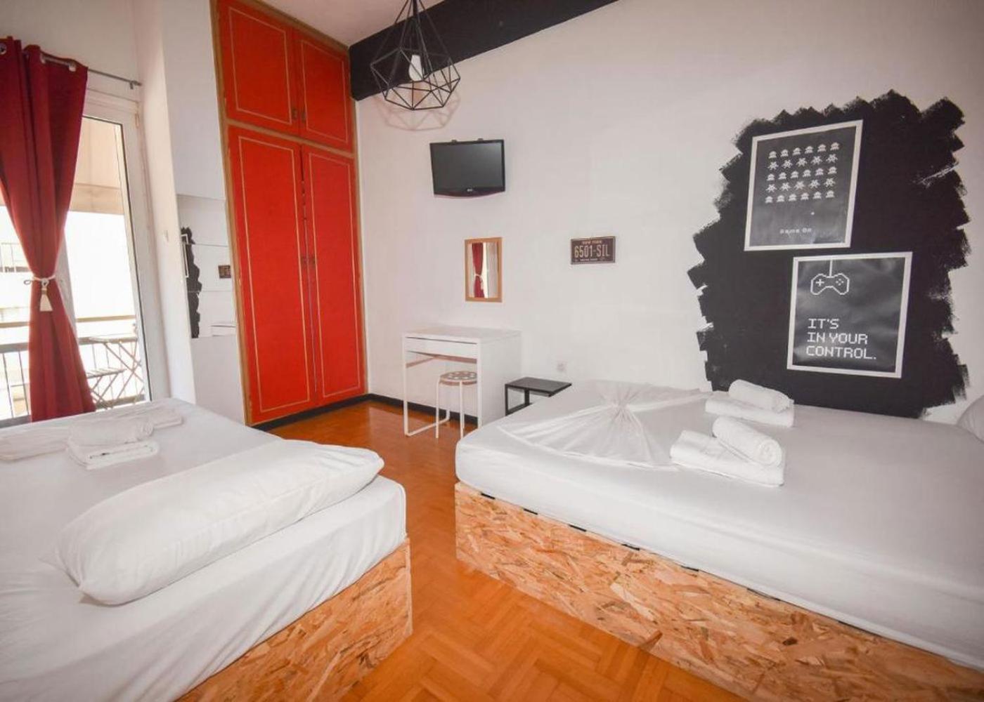 Athens 24-Hours Hostel #Athensairport #Latecheck-In #Privatetransportservice #Groups #Downtown Markópoulon Exteriér fotografie